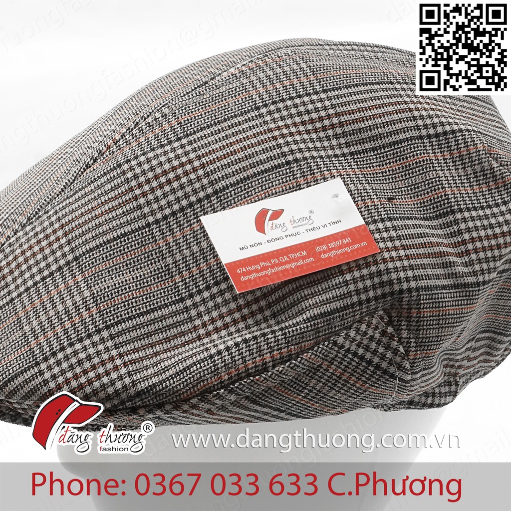 [SHIP HOẢ TỐC ] [CÓ SẴN]Mũ nồi nam DÀY DẶN caro bere beret nỉ dạ cho người trung niên, cao tuổi phong cách cổ điển