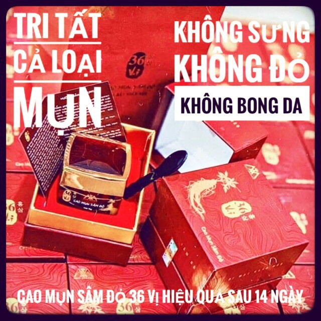 Cao Mụn sâm đỏ lớn 15g