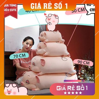 Gấu bông gối ôm heo béo ú đáng yêu nghộ nghĩnh