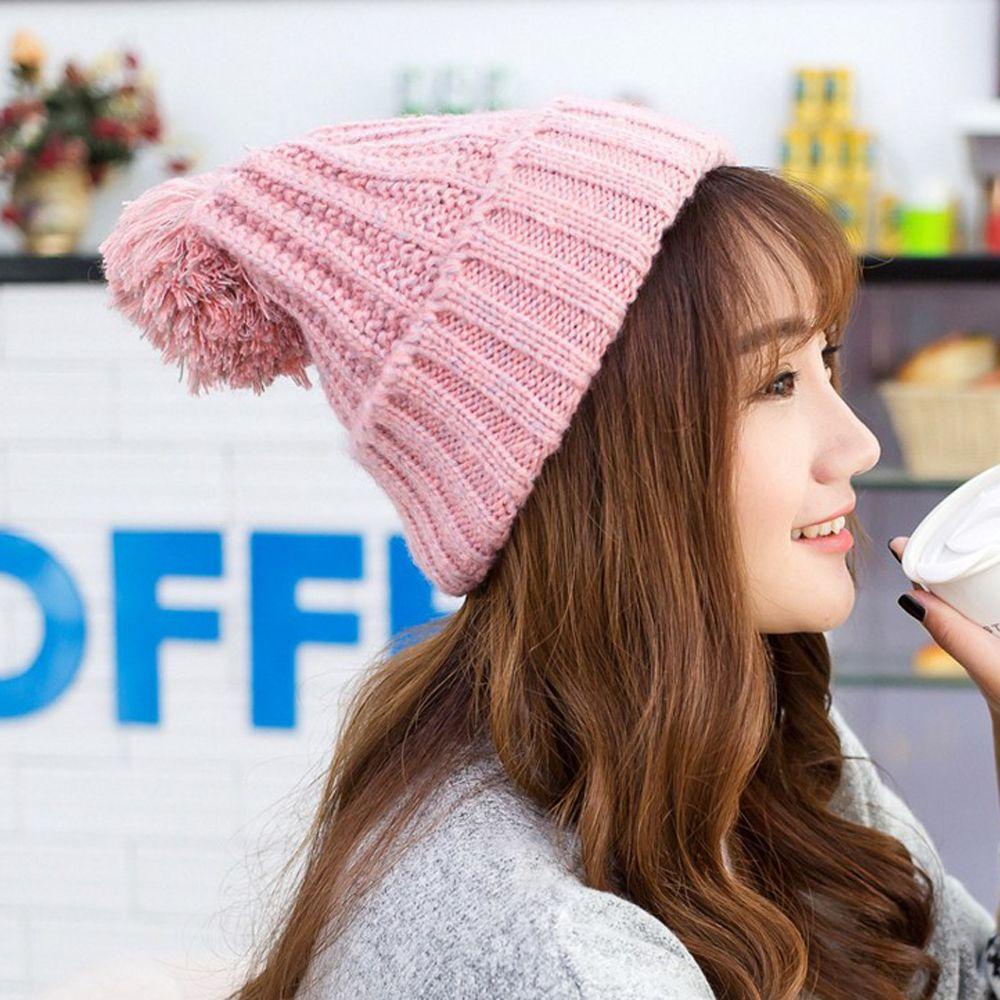 Nón Len Ấm Áp Thời Trang Mùa Đông Mới Dành Cho Nữ