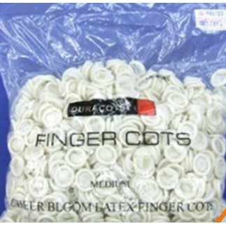 Bao ngón có đai phòng sạch chống tĩnh điện, bao ngón tay cao su - Túi 500g