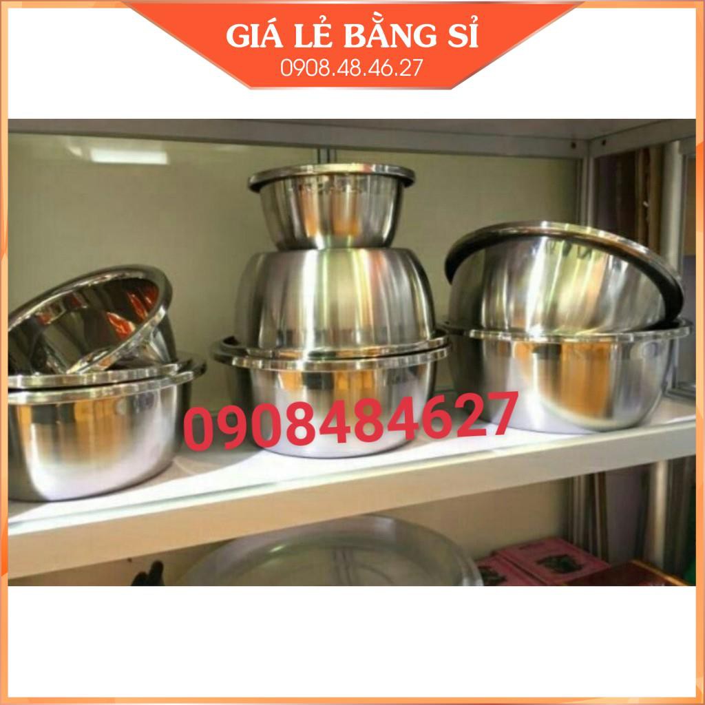 Thau Trộn / Thố Trộn / Âu Inox Cao Cấp Đủ Size