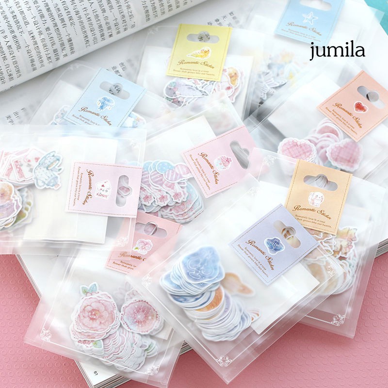 Set 70 Miếng Dán Mini Trang Trí Sổ Lưu Niệm