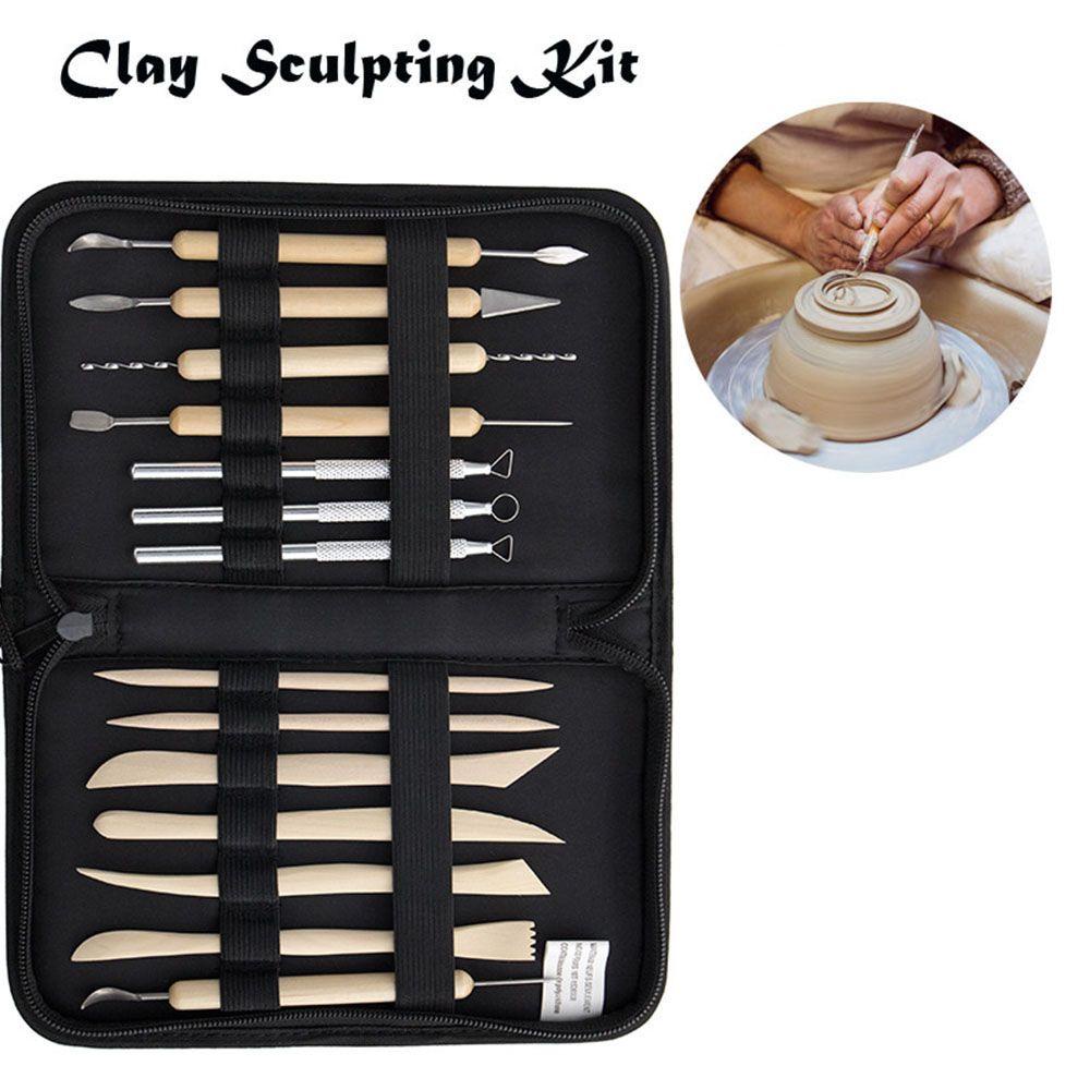 Set 14 Dụng Cụ Điêu Khắc Đất Sét DIY
