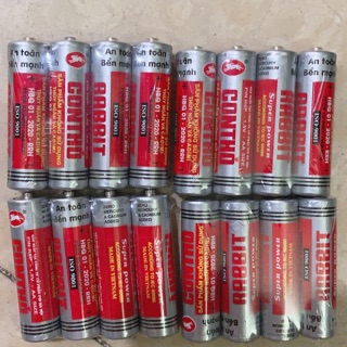 Pin con thỏ vỉ 4 viên