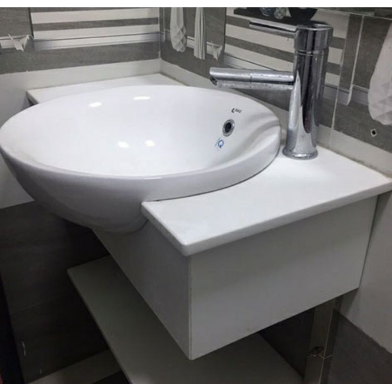 Chậu đặt bàn Lavabo INAX L333V/AL333V (chậu bán âm) Cao Cấp Chính Hãng