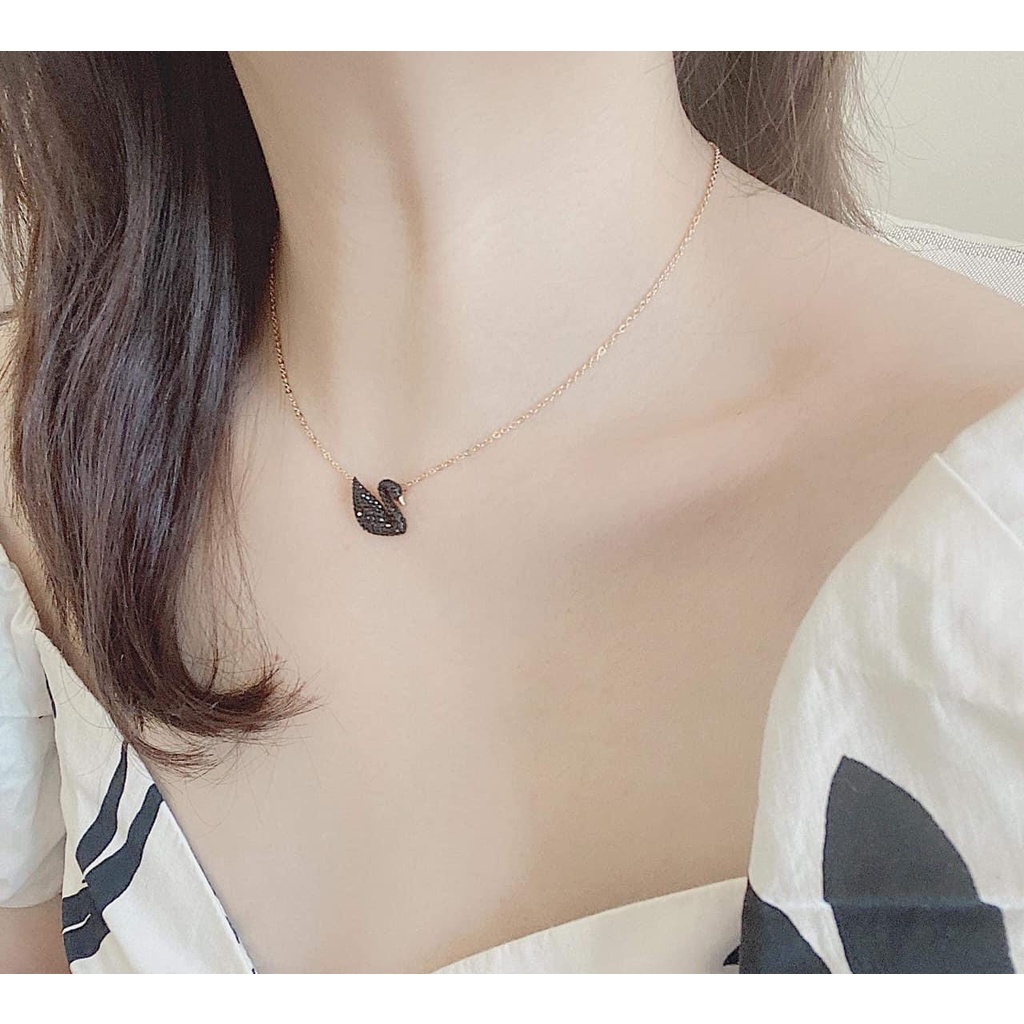Set thiên nga đen Swarovski