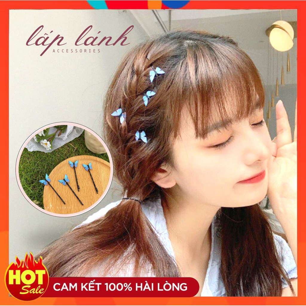 [Có sẵn] Kẹp tăm cài tóc hình bướm nhỏ