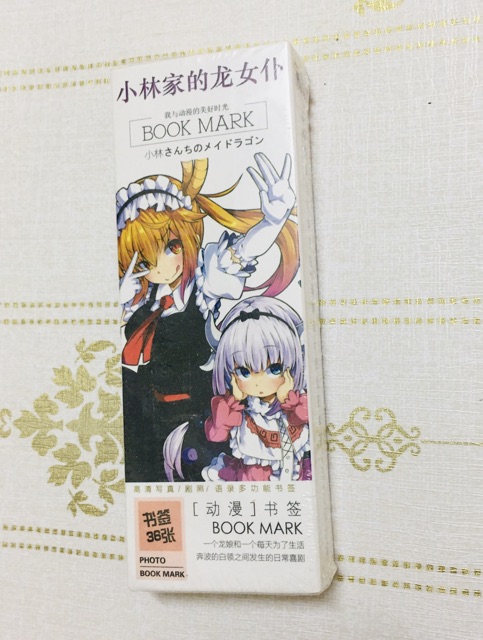 Bộ 36 ảnh bookmark maid dragon , đánh dấu trang anime maid dragon