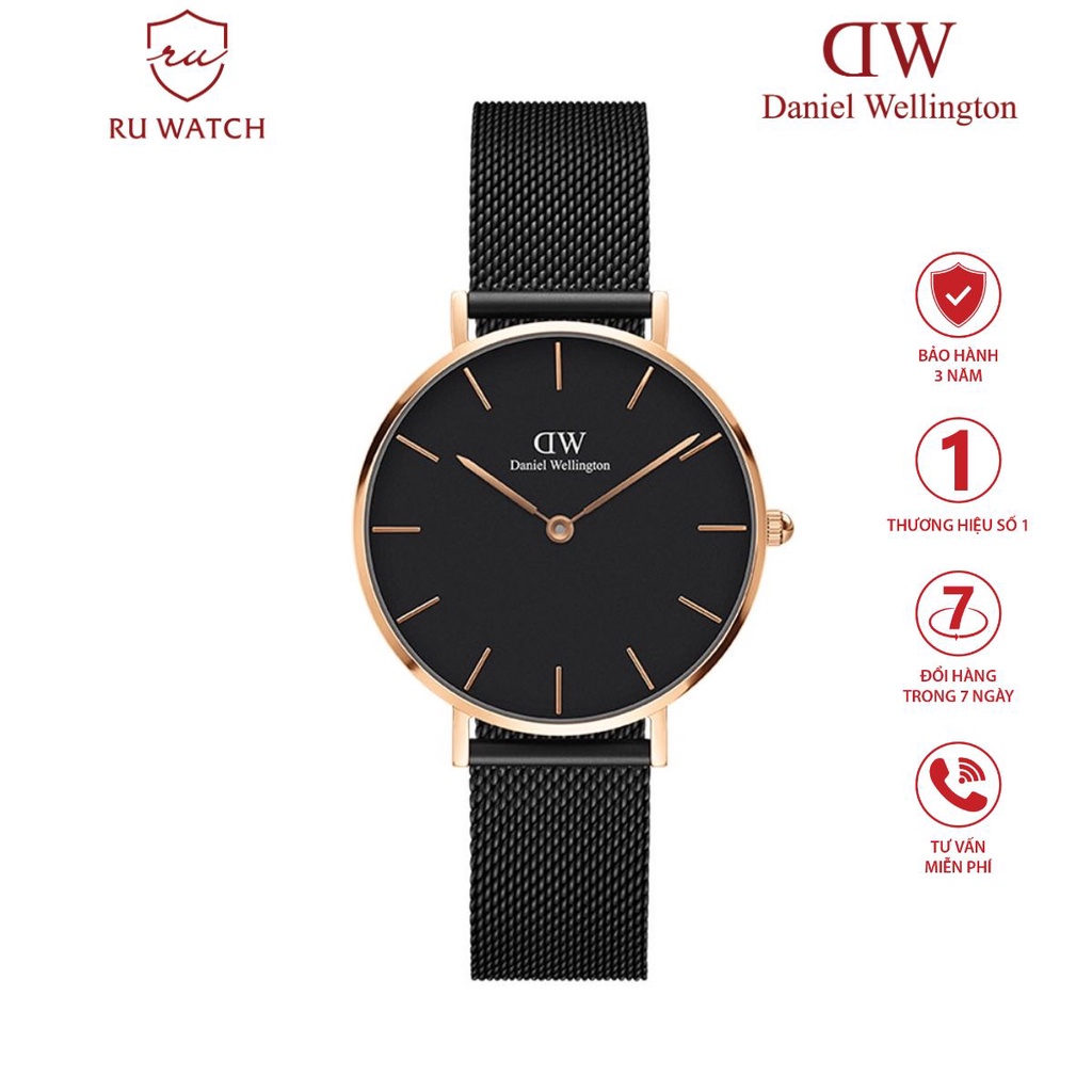 Đồng hồ Nữ Daniel Wellington Petite Ashfield 28-32-36mm DW Chính Hãng - RU WATCH