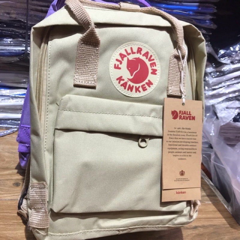 Balo Kanken màu Be / Light Oak classic