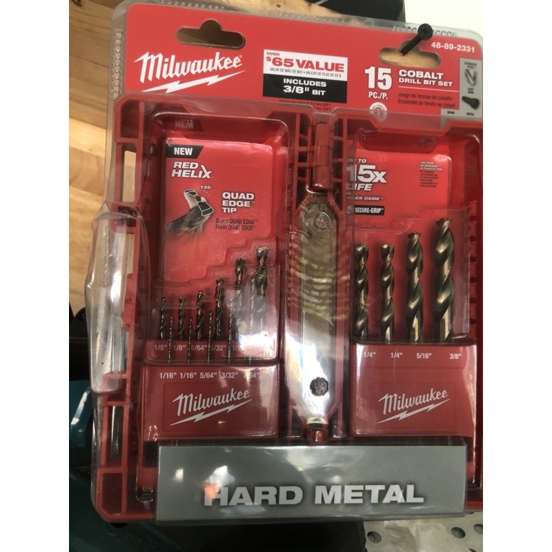 bộ 15 mủi khoan milwaukee