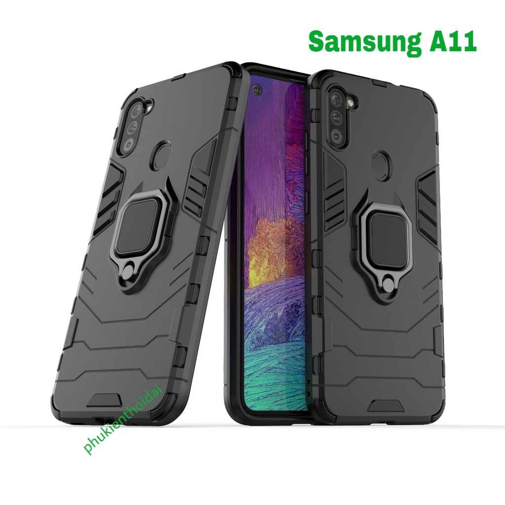 Ốp lưng Samsung Galaxy A11 chống sốc Iron Man Iring cao cấp siêu bền 1