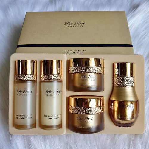 SET DƯỠNG DA ,CHỐNG LÃO HÓA OHUI THE FIRST MINI 5 MÓN