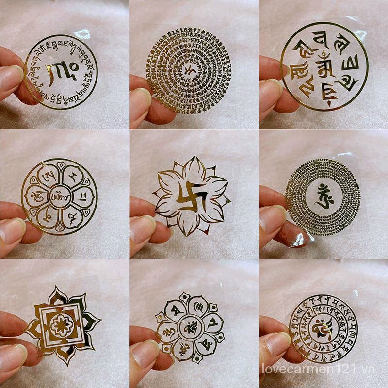 Miếng dán chủng tự Om mani