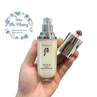 KEM NỀN WHOO VELVET LIQUID FOUNDATION 40ML ( tách set)