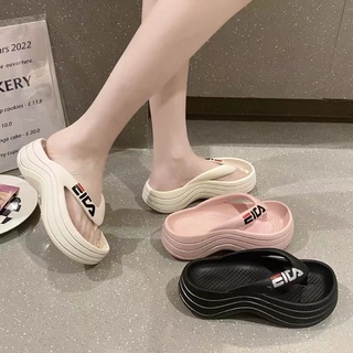 Dép bánh mì đế cao Dép xỏ ngón đế dày Dép đế xuồng Dép Sandal Đế Dày Tăng Chiều Cao Chống Trượt Dành Cho Nữ