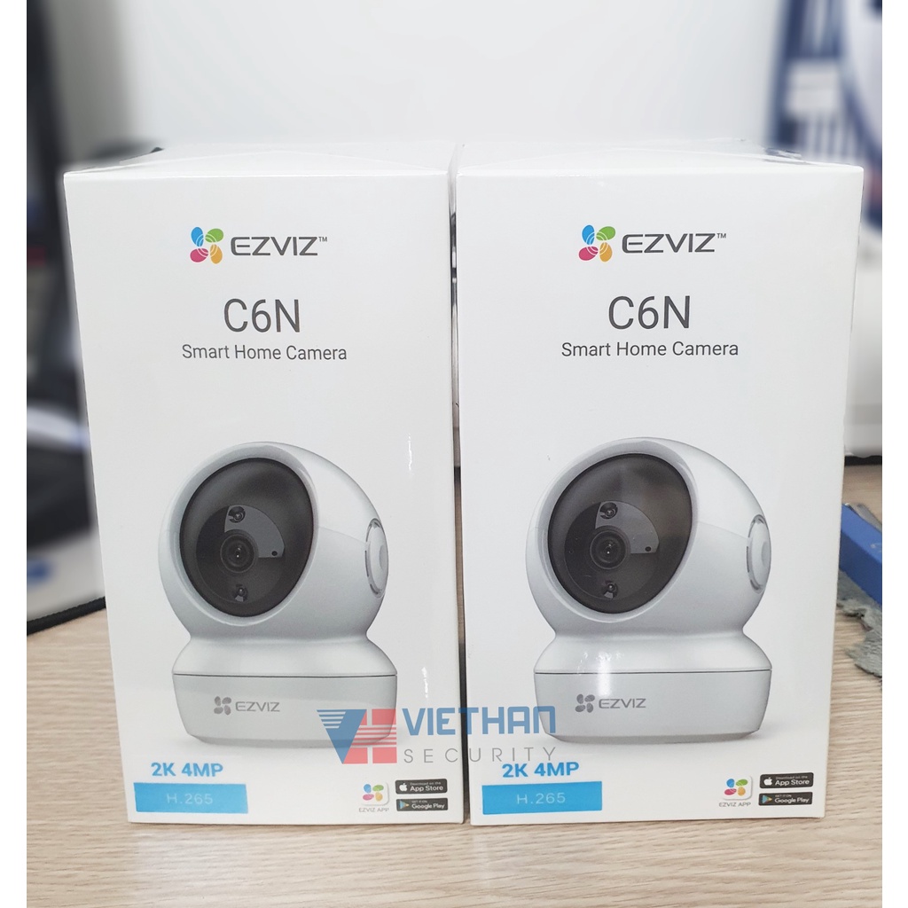 Camera wifi không dây Ezviz C6N 4Mp 2K thẻ nhớ Micro SD, đàm thoại 2 chiều, xoay 360 độ | BigBuy360 - bigbuy360.vn