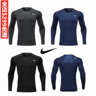 Nike Áo Thun Thể Thao Tay Dài Thoáng Khí Thời Trang Năng Động