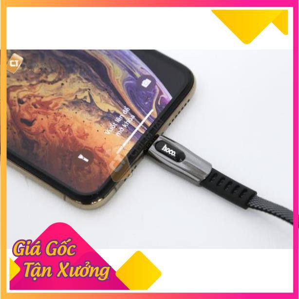 [Mã 2404EL10K giảm 10K đơn 20K] Cáp sạc nhanh hoco u70 dây kim loại (iphone,type c,micro)