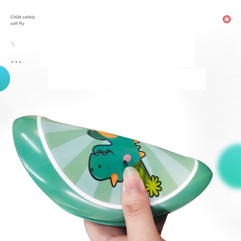 Đĩa Xốp Tròn Cạnh Mềm Hình Khủng Long Đa Ứng Dụng