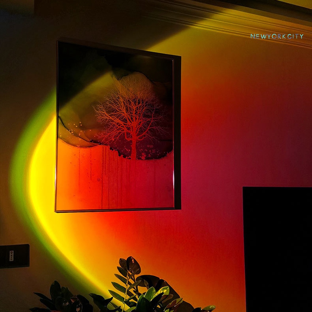 Ny-bộ Đèn Chiếu Sáng Bằng Sắt Rèn Góc Phong Cách Có Thể Điều Chỉnh Màu Sáng Chùm Hoàng Hôn Cho Nhà Ở