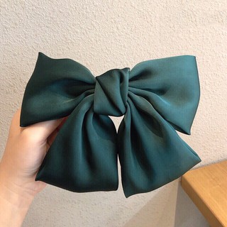 Nơ kẹp tóc ri băng Hàn Quốc
