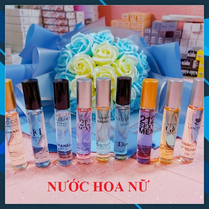 [Tặng quà 100k] Nước hoa mini Pháp 20ml dành cho Nữ