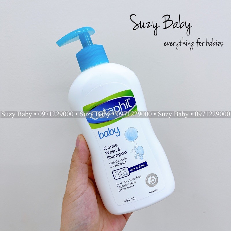 Sữa tắm gội toàn thân cho bé Cetaphil Baby Wash and Shampoo 230ml từ Mỹ