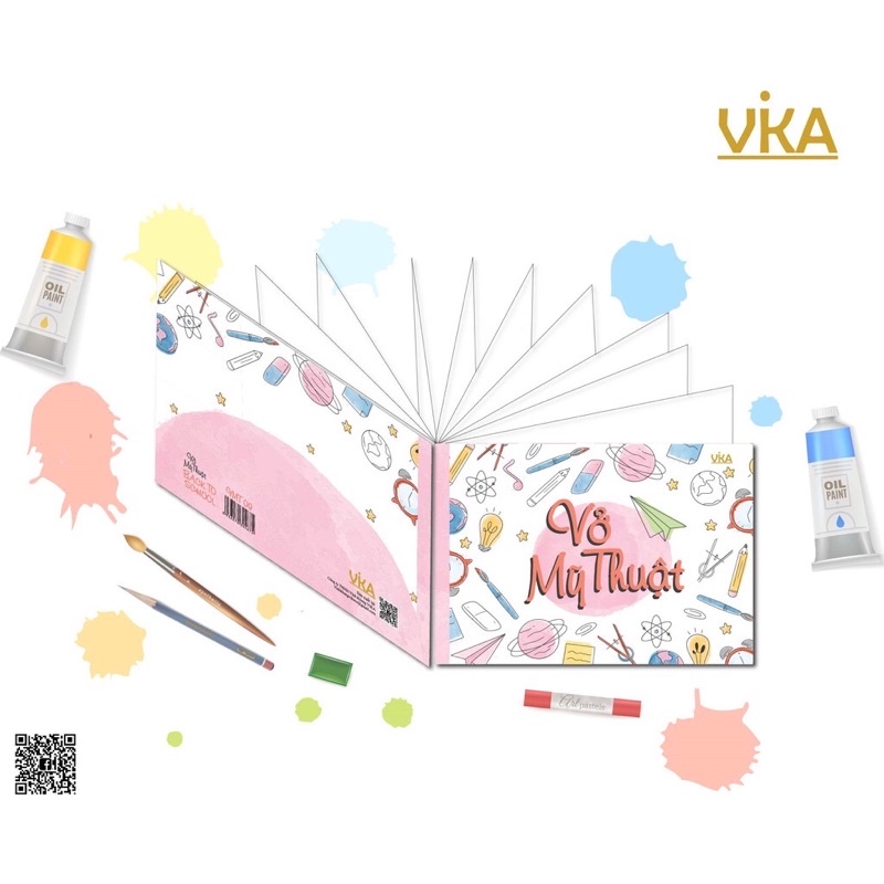 VỞ MỸ THUẬT KHỔ A4