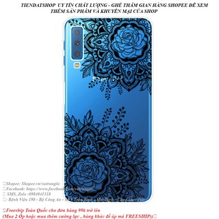 Ốp Dẻo Hoa Văn Samsung A7 2018