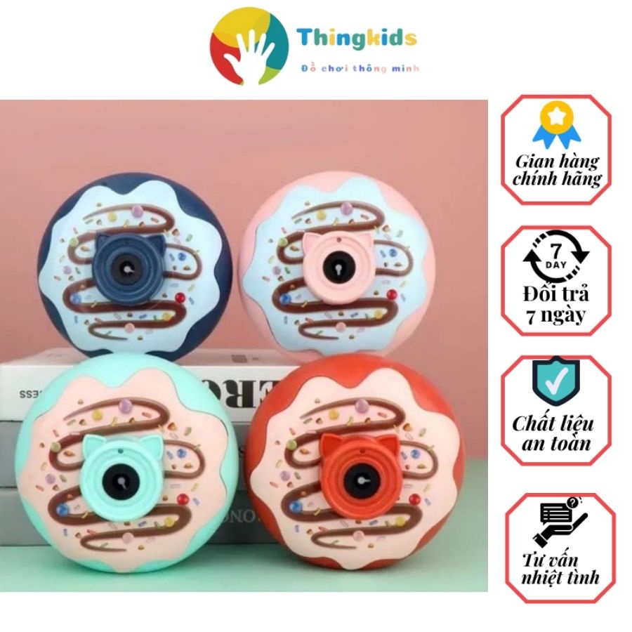 Đồ chơi máy ảnh thổi bong bóng tự động có nhạc- THINGKIDS