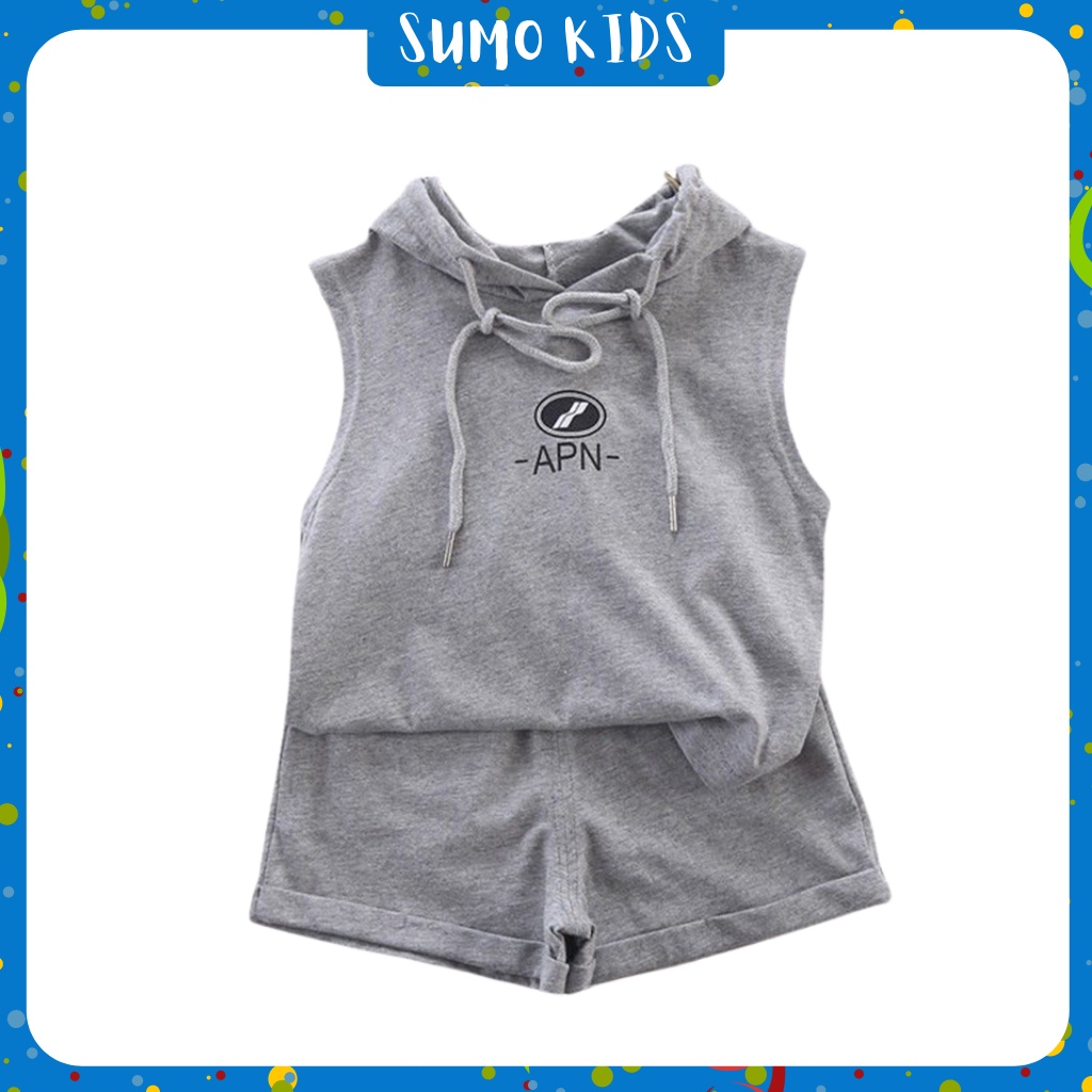 Bộ Sát Nách Hè APN, Bộ Đồ Sát Nách Cho Mùa Hè Cực Mát Và Phong Cách HipHop Cho Bé Yêu - Sumo Kids