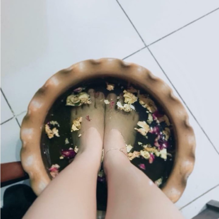 Muối ngâm chân hoa,thảo mộc, dầu dưỡng chân Đà Lạt 1893 thư giãn ( Dùng cho 3 lần ngâm ) | BigBuy360 - bigbuy360.vn