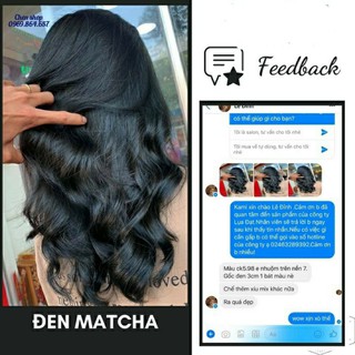 Thuốc nhuộm tóc chiko - Màu đen ánh matcha Tặng kèm trợ nhuộm siêu dưỡng và phục hồi