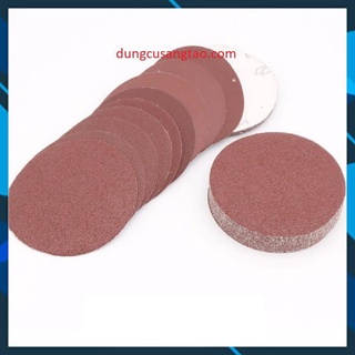Giấy nhám tròn D100mm cao cấp. giấy nhám dán bánh chà, nhám có mặt lông dán dính