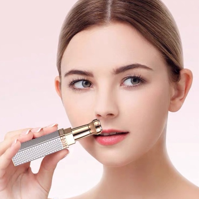 Bút Tỉa Lông Mày, Máy Tỉa Lông Mày Cao cấp ,Thiết kế Nhỏ gọn, đẹp, rẻ,cạo lông - Bút cạo lông mini đa năng 4 Trong 1 Sạc USB Không Đau Tiện Dụng