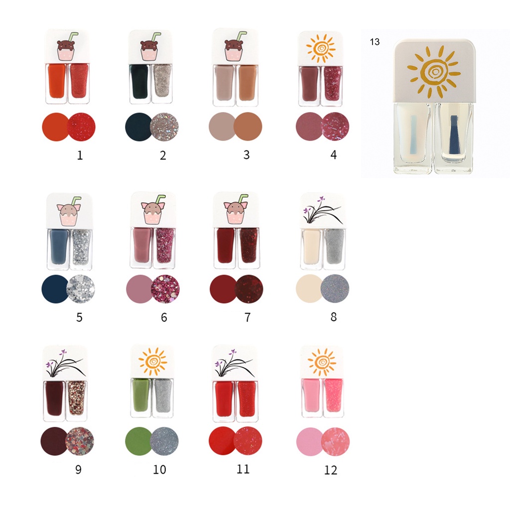 Sơn Móng Tay 8ml Khô Nhanh Tự Nhiên Không Mùi Tiện Dụng