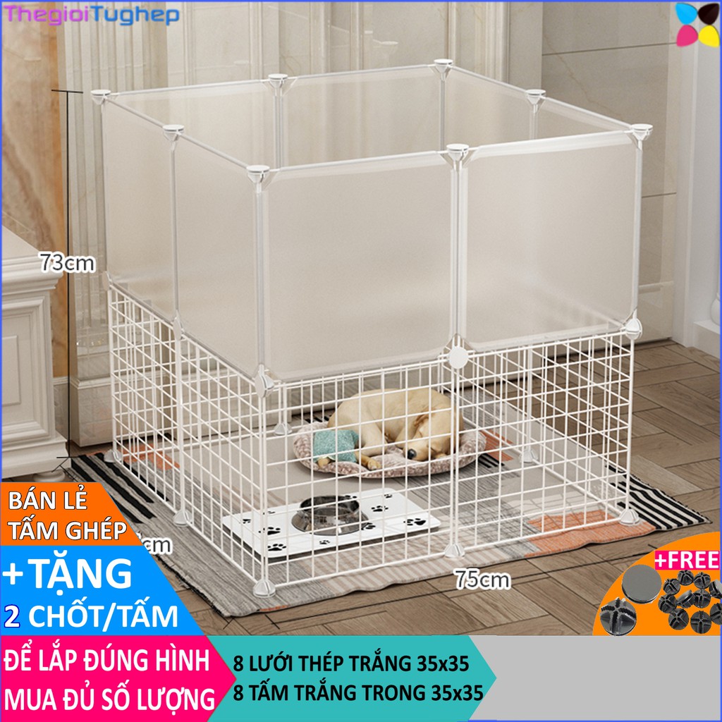 {BÁN CHẠY}Quây chuồng chó, BÁN THEO TẤM, Tặng chốt, Quây chuồng mèo, thỏ, hamster