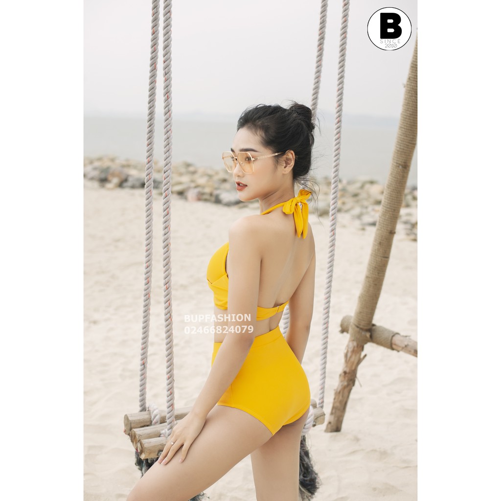 Set Bikini 2 Mảnh BG081 MÀU VÀNG | BigBuy360 - bigbuy360.vn