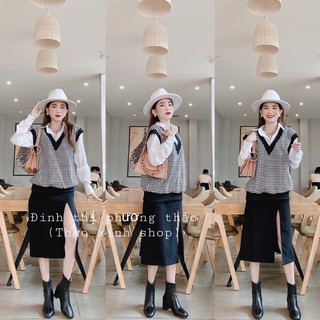 SET ÁO SƠ MI KÈM GILE (KÈM VIDEO HÌNH THẬT)