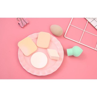 Set Bộ 6 Bông Mút Tán Phấn Trang Điểm Keli