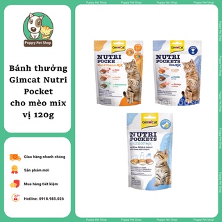 Bánh Quy Giòn Cho Mèo Gimcat Malt-Vitamin, Taurine-Beauty Mix 3 vị 150g