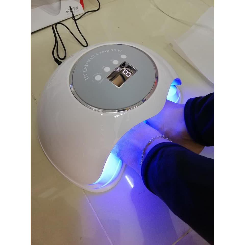 Máy hơ gel 72W làm khô nhanh cùng lúc được cả tay và chân