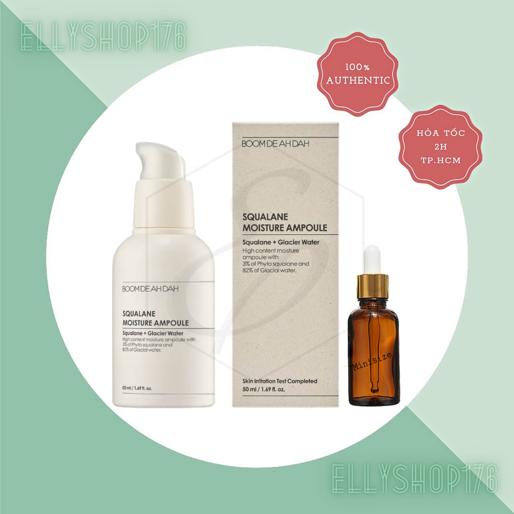 Tinh chất Cấp Nước Sâu Boom De Ah Dah Squalane Moisture Ampoule 50ml