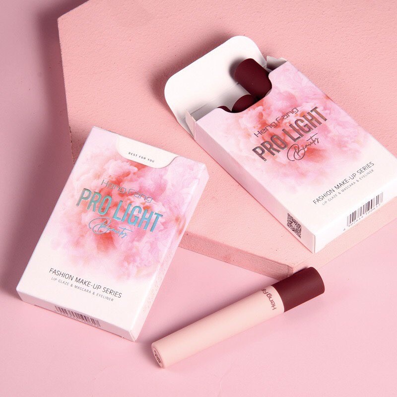MIMOSA Set trang điểm mắt môi Pro Light Heng Fang Beauty 4 món ( 1 set gồm Mascara + Kẻ mắt + 2 Son lì 21 MHB1 | BigBuy360 - bigbuy360.vn