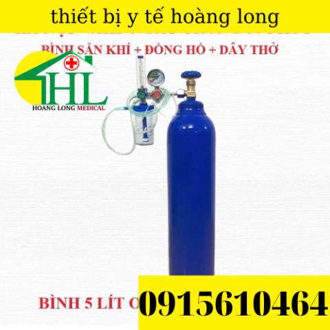 Full bộ bình ôxy y tế 9L sử dụng ngay