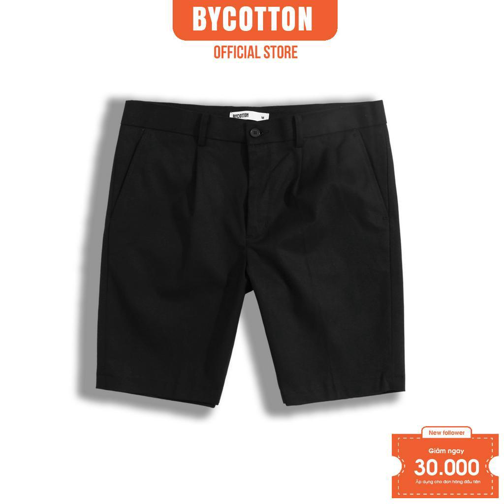 Quần Short Tây Nam Màu Đen BY COTTON Trousers Ben Black