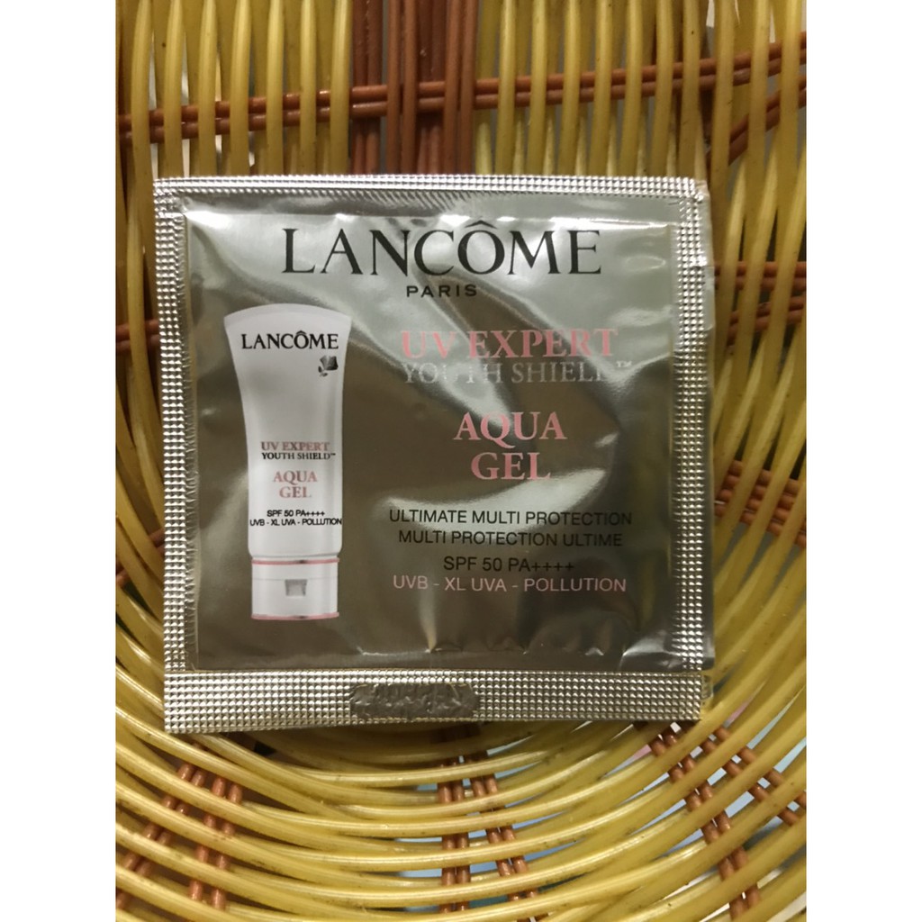 combo 5 gói kem chống nắng đa năng lancome UV EXPERT AQUA GEL SPF 50 PA++++