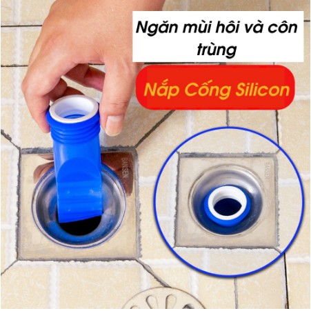 Nắp Cống, Nắp Đậy Ống Cống Ngăn Mùi Hôi Nhà Vệ Sinh, Cống Nước